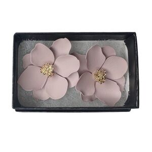 Pink Floral Earrings